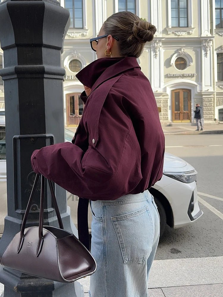 ZEYA - Liana Loose Fit Bomber Jacket