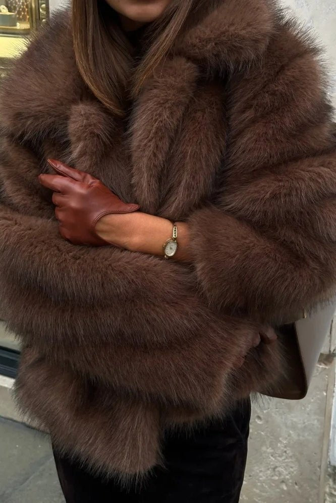 ZEYA - Lilibeth Faux Fur Short Coat