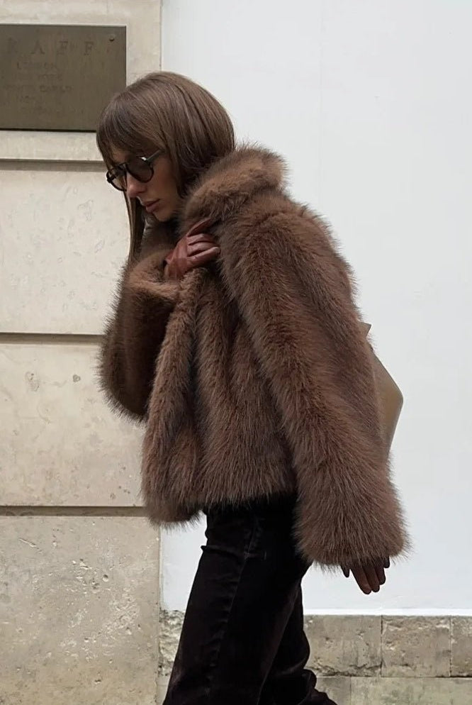 ZEYA - Lilibeth Faux Fur Short Coat