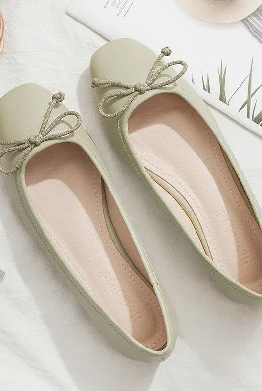 ZEYA - Lola Square Toe Ballet Flats