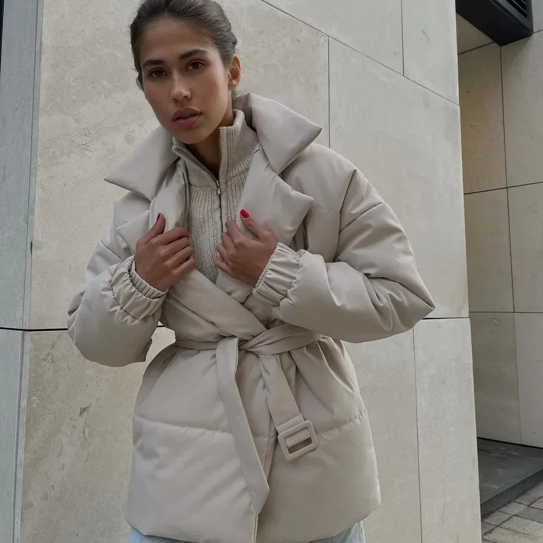 ZEYA - Lou Belted Puffer Jacket