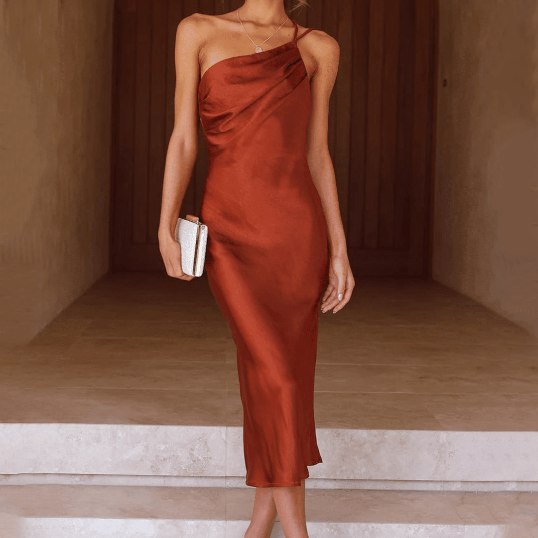 magnolia one-shoulder asymmetric body-con midi dress Amazon.com: Dress the Population Women's Magnolia Crepe, Midi, Bodycon,  Asymmetric Neck Dress, Black, XX-Small : Clothing, Shoes & Jewelry