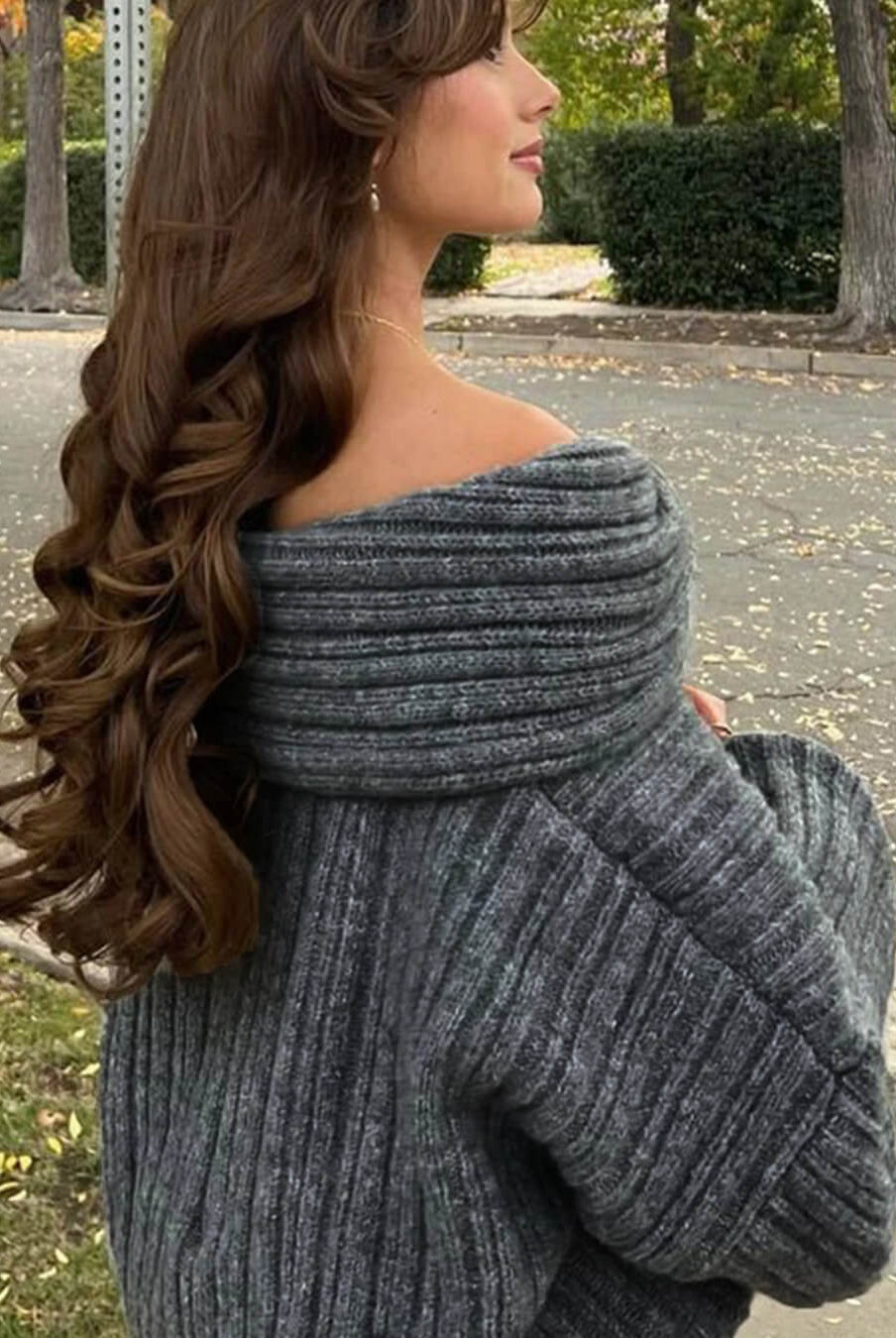 ZEYA - Margaux Off-Shoulder Knit Sweater