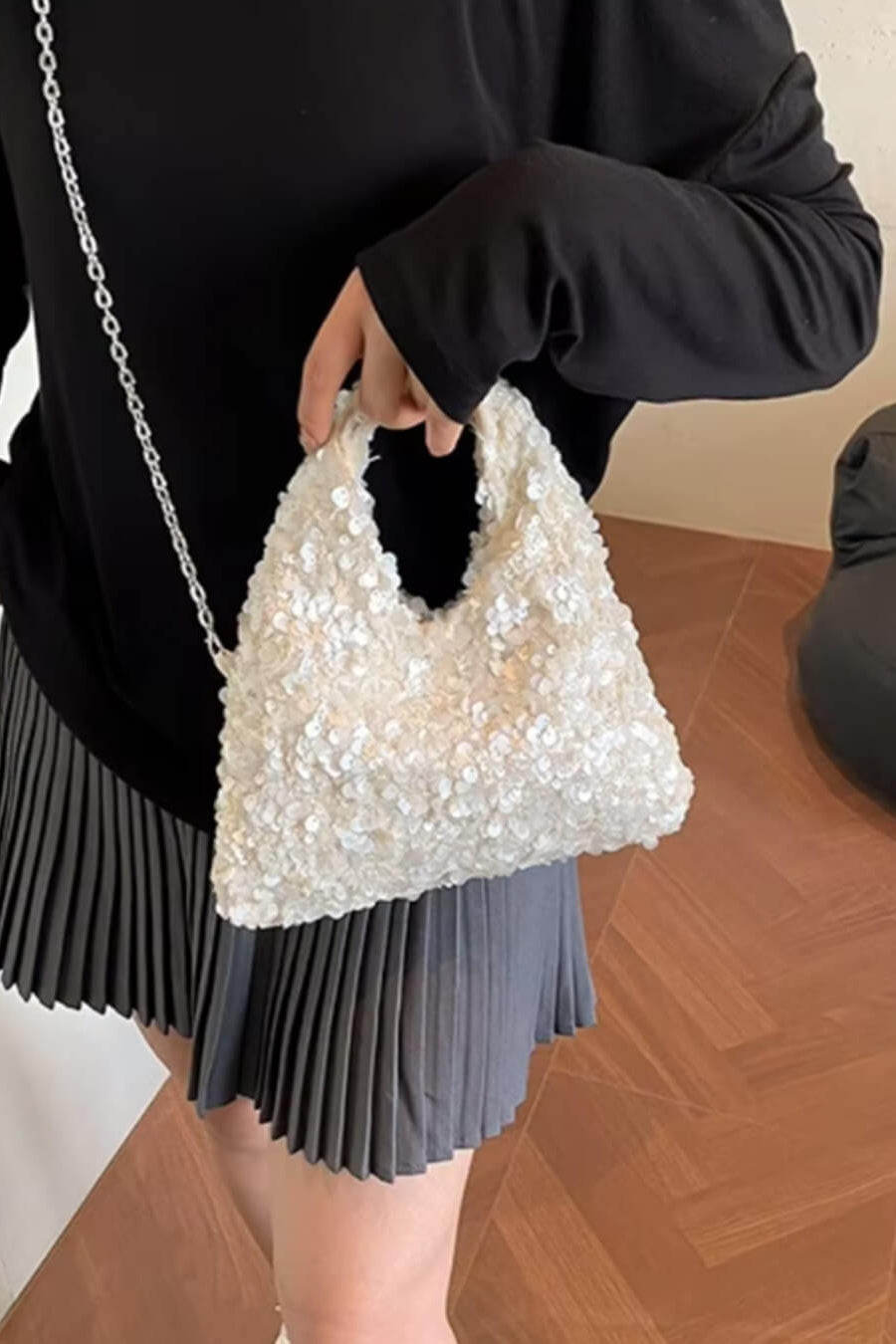 ZEYA - Margot Sequin Evening Shoulder Bag
