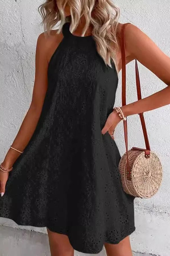 ZEYA - Maria Bohemian Embroidered Mini Dress