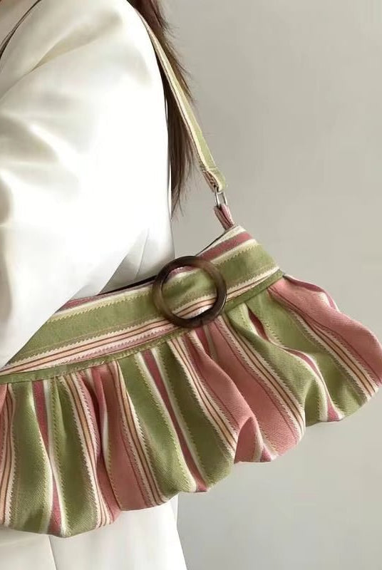 ZEYA - Maria Striped Shoulder Bag