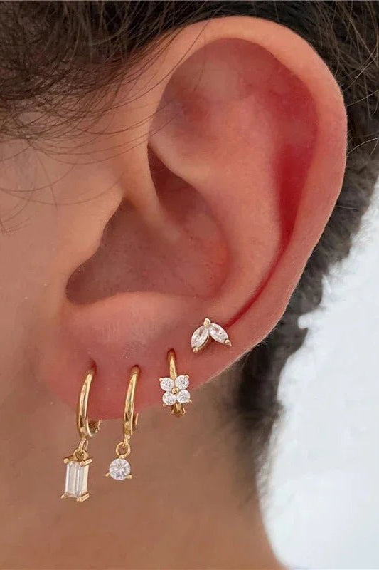 ZEYA - Maris Hoop Piercing Set