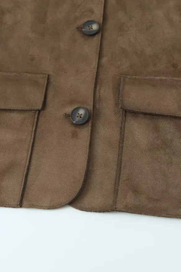 ZEYA - Melissa Suede Blazer Jacket