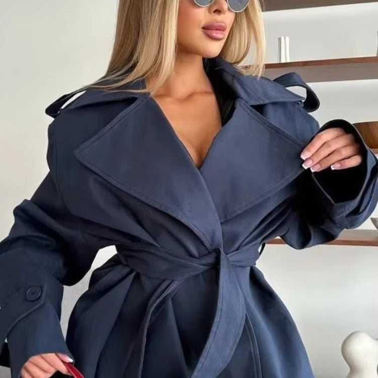 ZEYA - Melody Crop Trench Coat