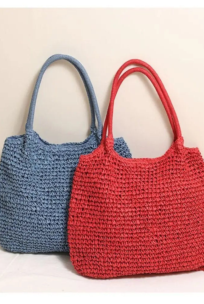 ZEYA - Mila Woven Straw Beach Tote