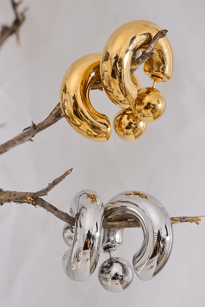 ZEYA - Milena Chunky Hoop Earrings