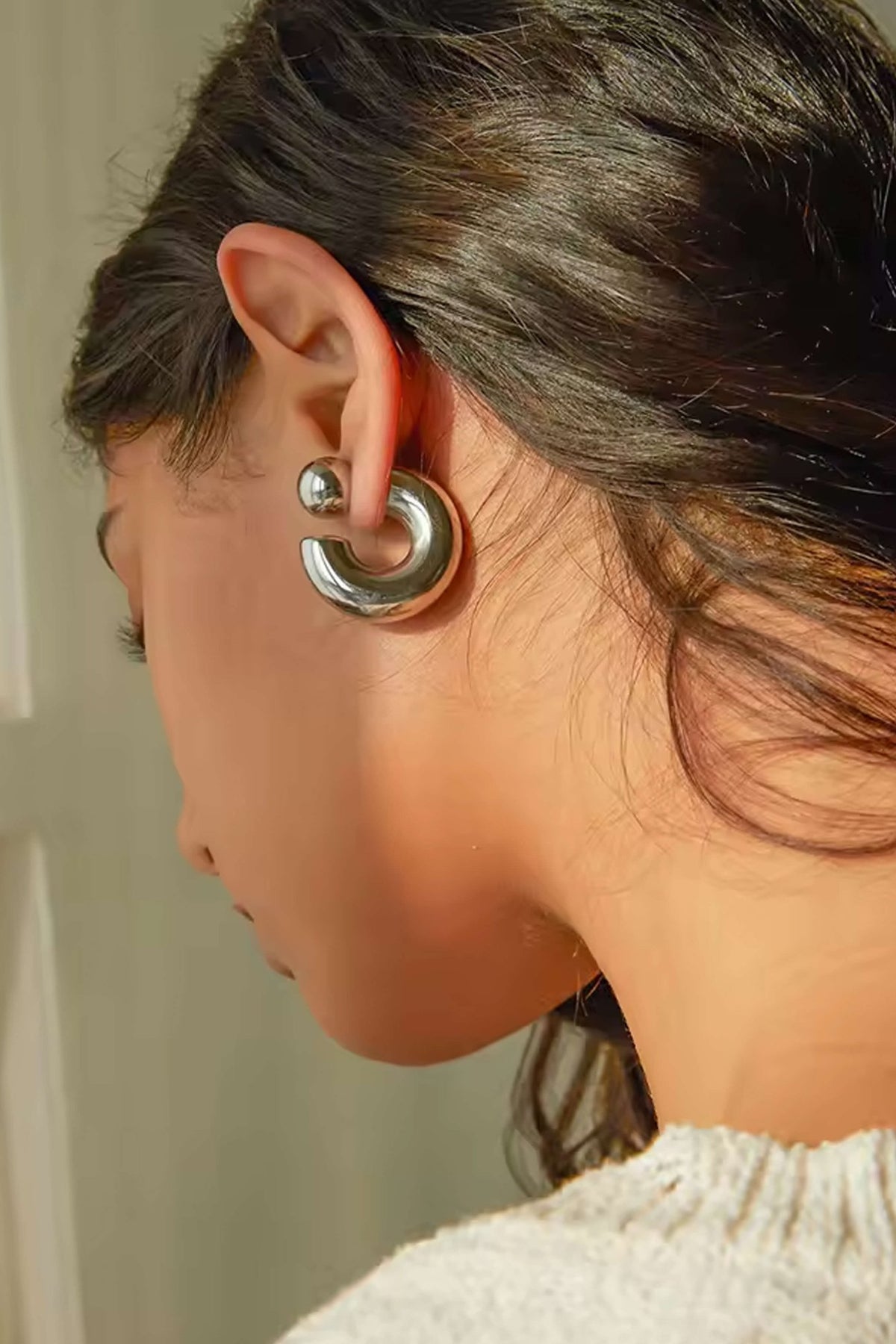 ZEYA - Milena Chunky Hoop Earrings