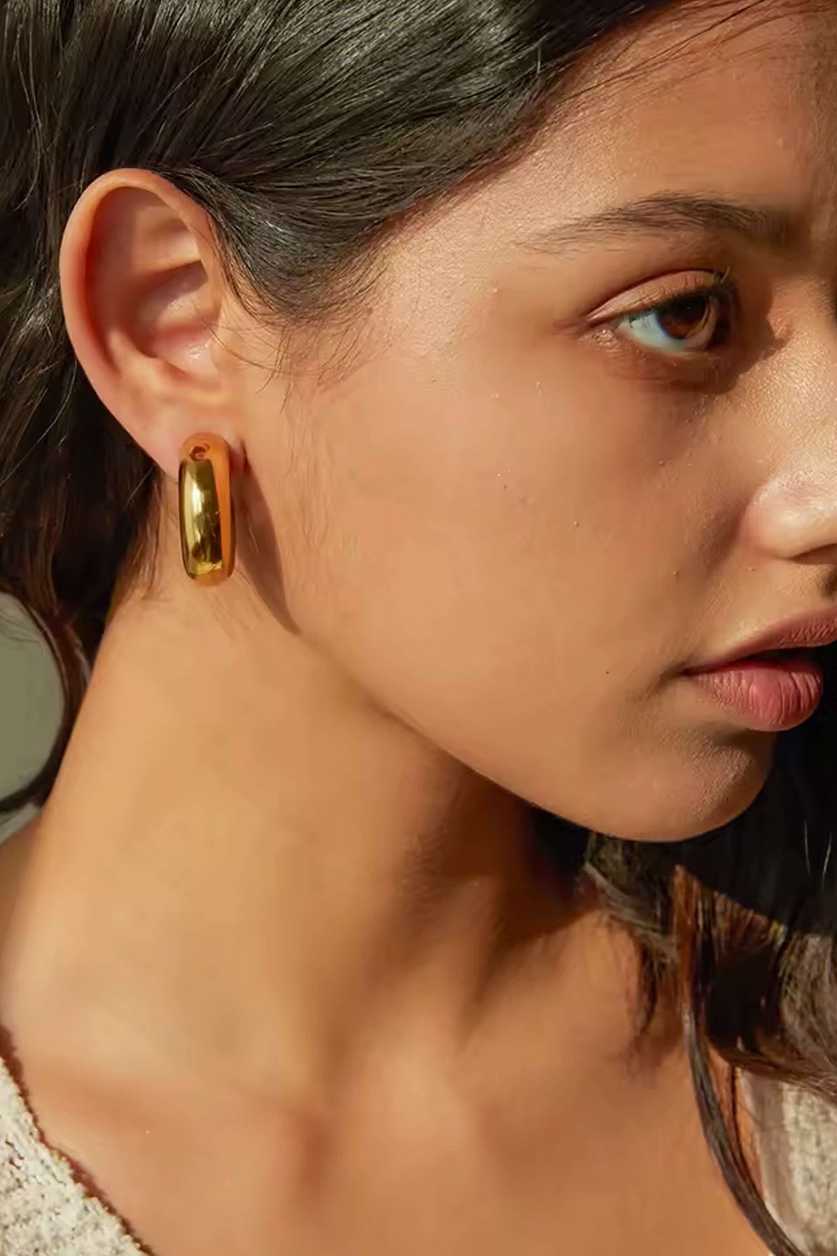 ZEYA - Milena Chunky Hoop Earrings