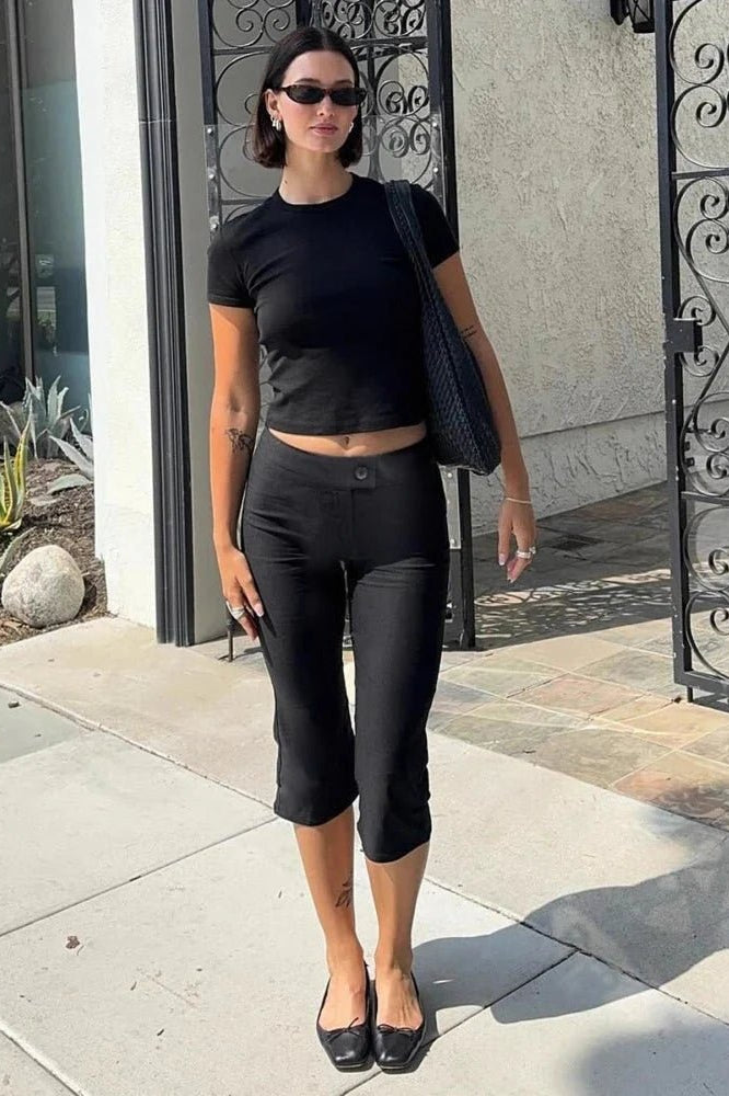 ZEYA - Moira Black Capri Pants
