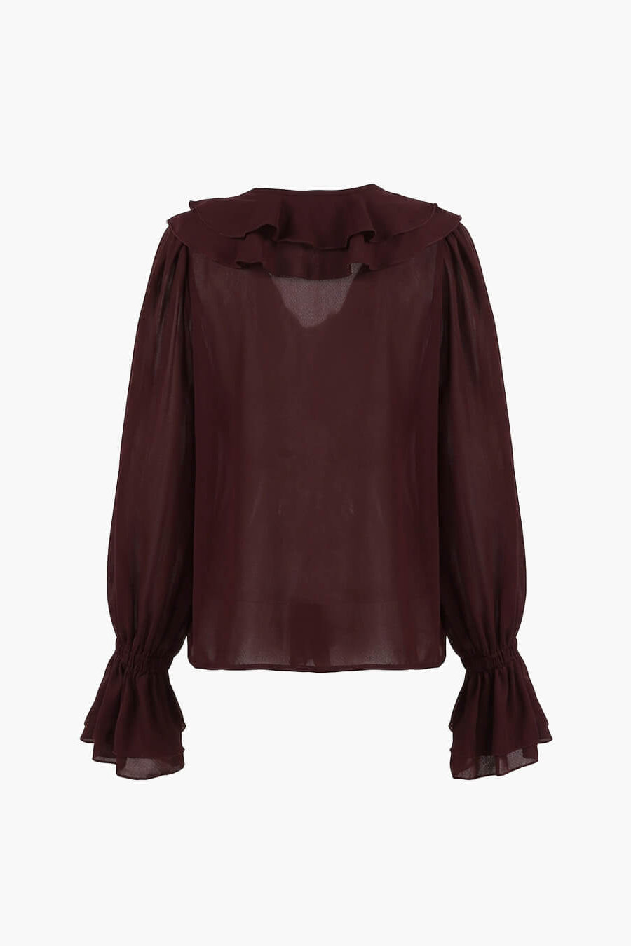 ZEYA - Monica Tie Neck Ruffled Blouse