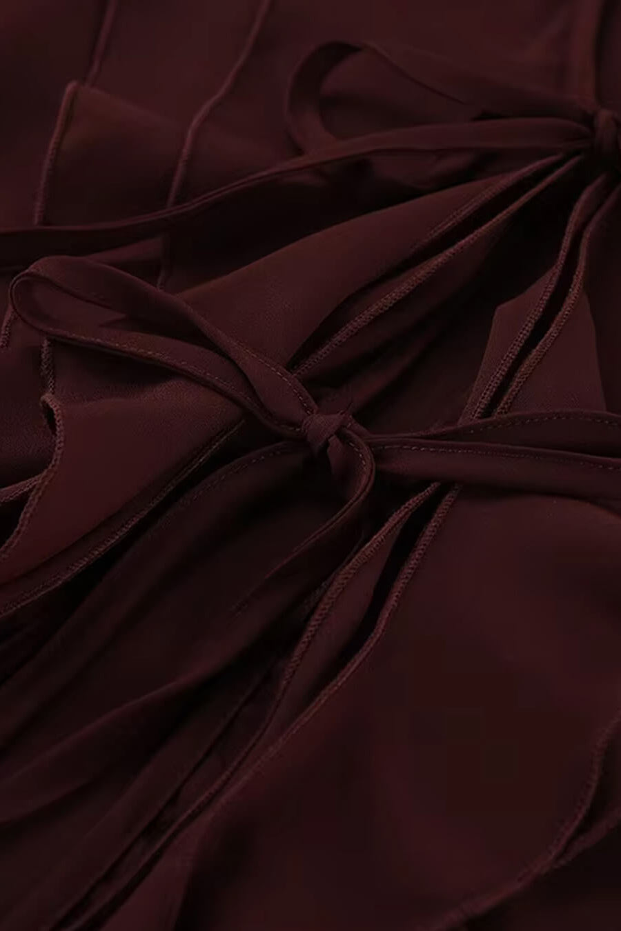 ZEYA - Monica Tie Neck Ruffled Blouse