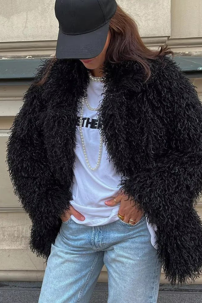 ZEYA - Nadine Short Faux Fur Coat