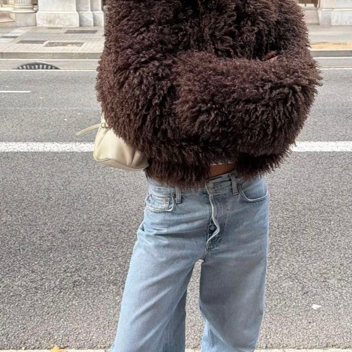ZEYA - Nadine Short Faux Fur Coat
