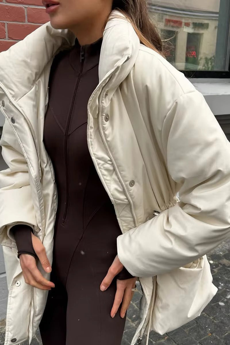 ZEYA - Neri Stand Collar Padded Puffer Coat