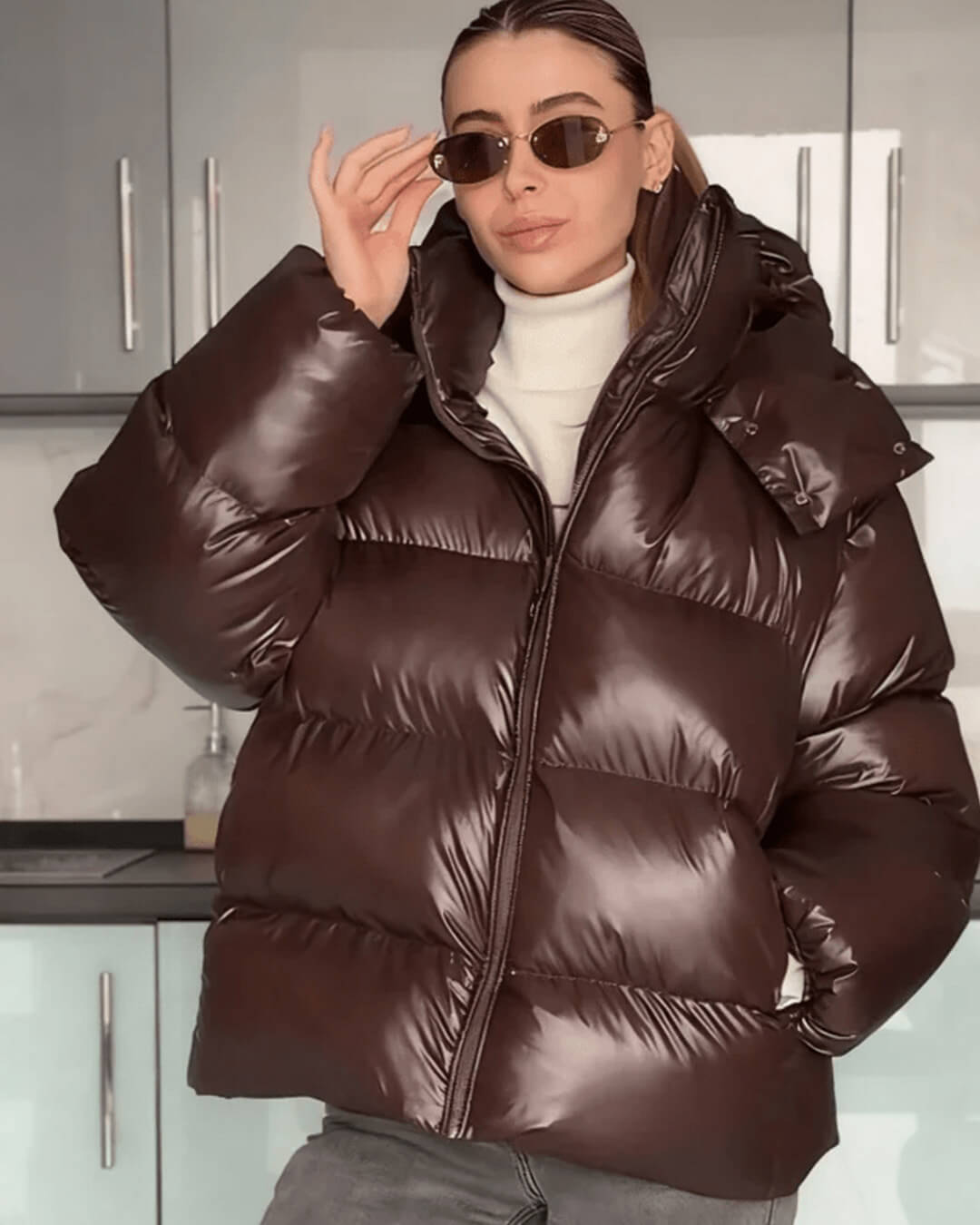 ZEYA - Nicole Hooded Puffer Jacket