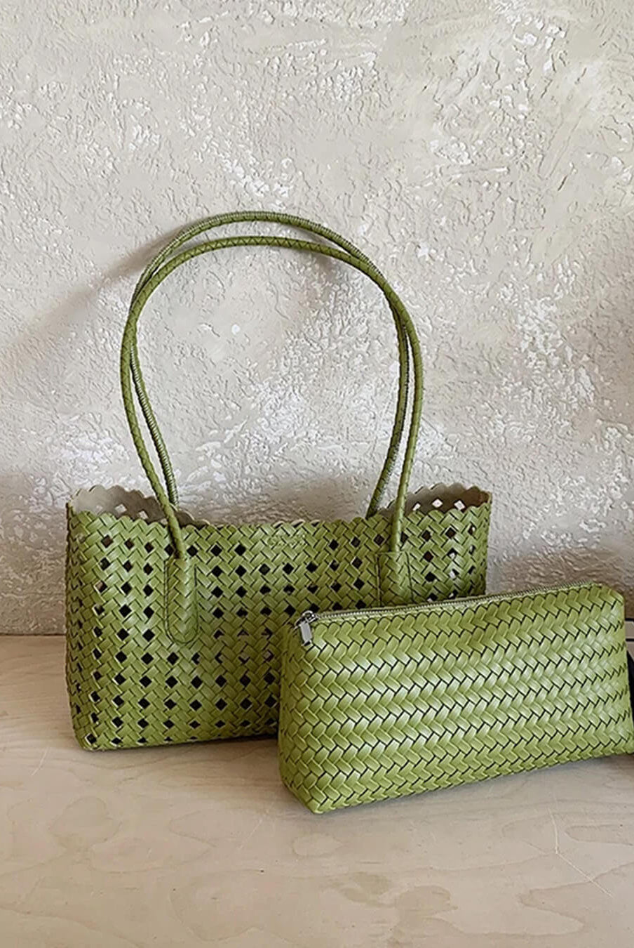 ZEYA - Nicole Woven Straw Tote
