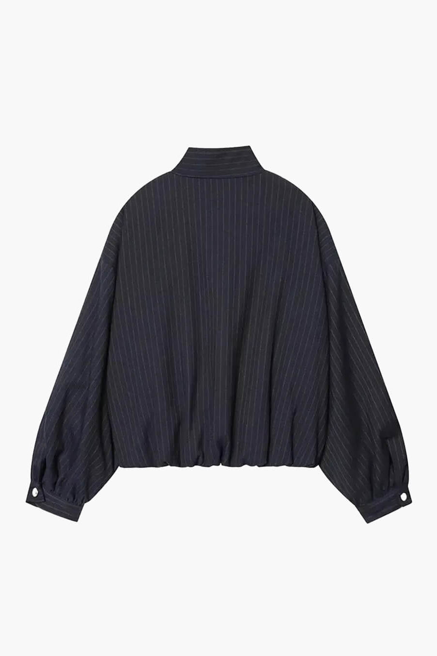ZEYA - Orla Pinstripe Bomber Jacket