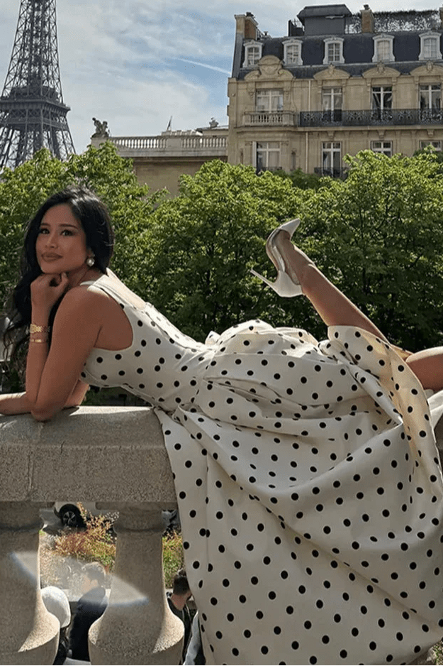 ZEYA - Petra Polka Dot Midi Dress
