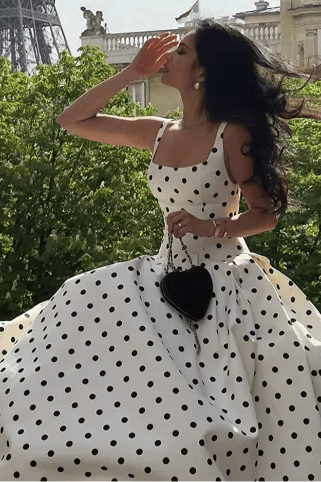 ZEYA - Petra Polka Dot Midi Dress
