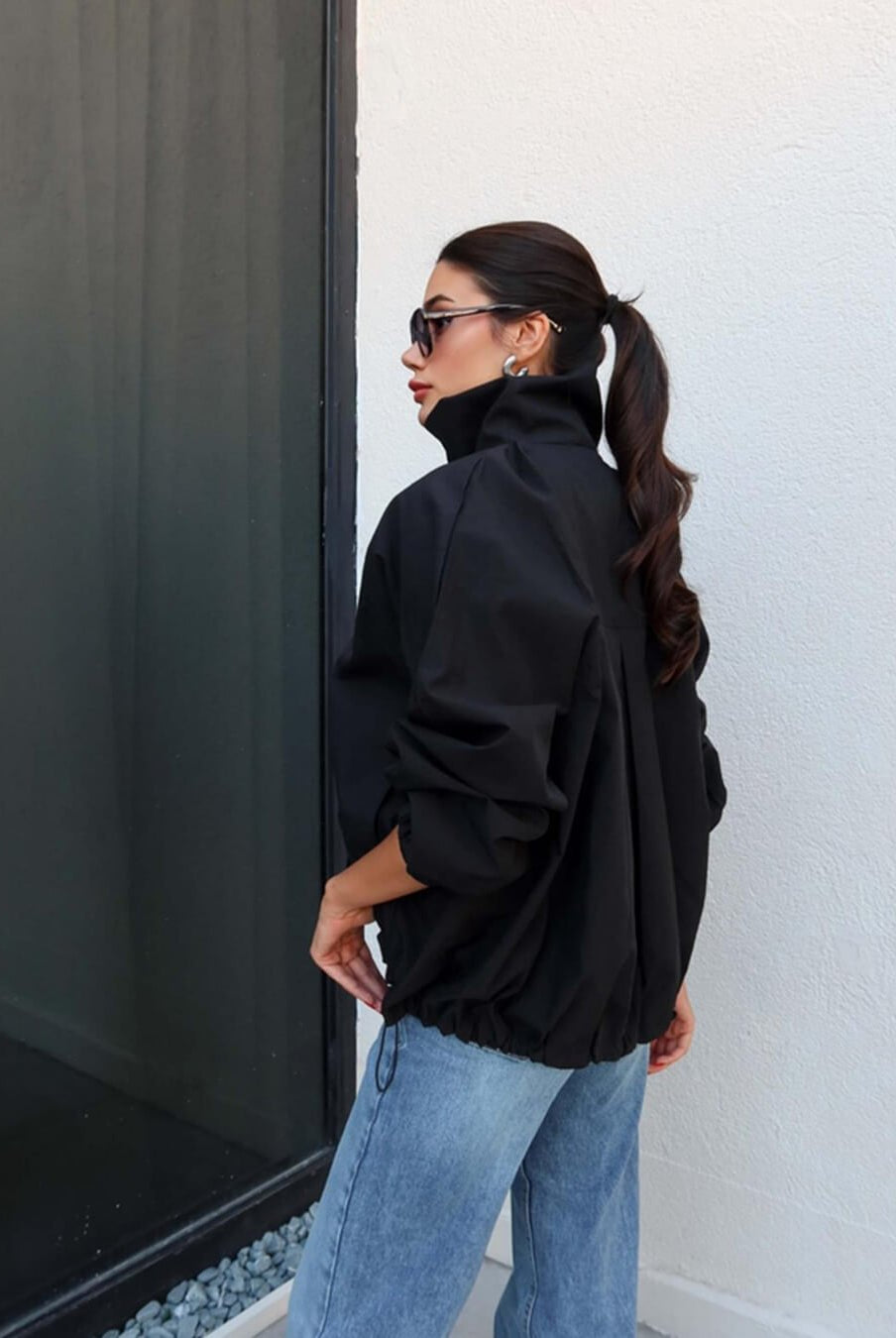 ZEYA - Polly High - Neck Bomber Jacket