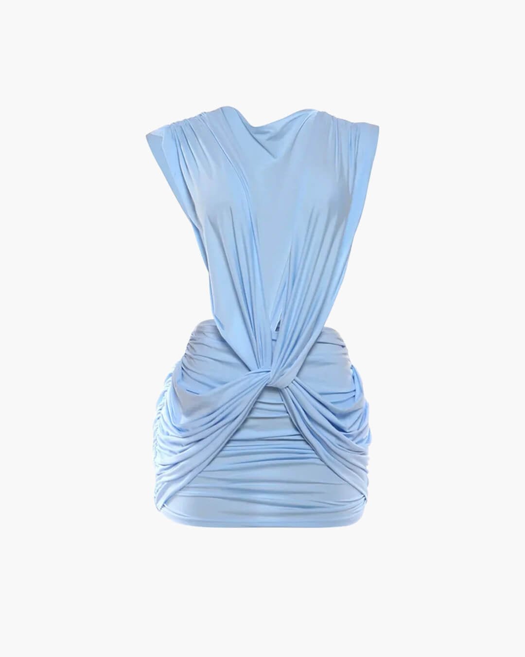ZEYA - Rosa Plunged Neck Mini Dress