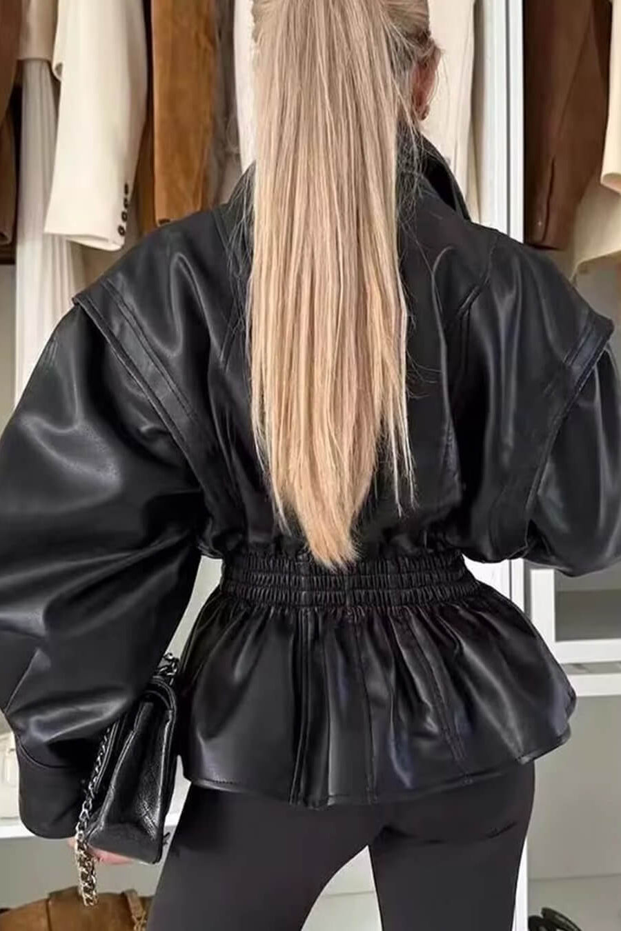 ZEYA - Rosalie Faux Leather Jacket