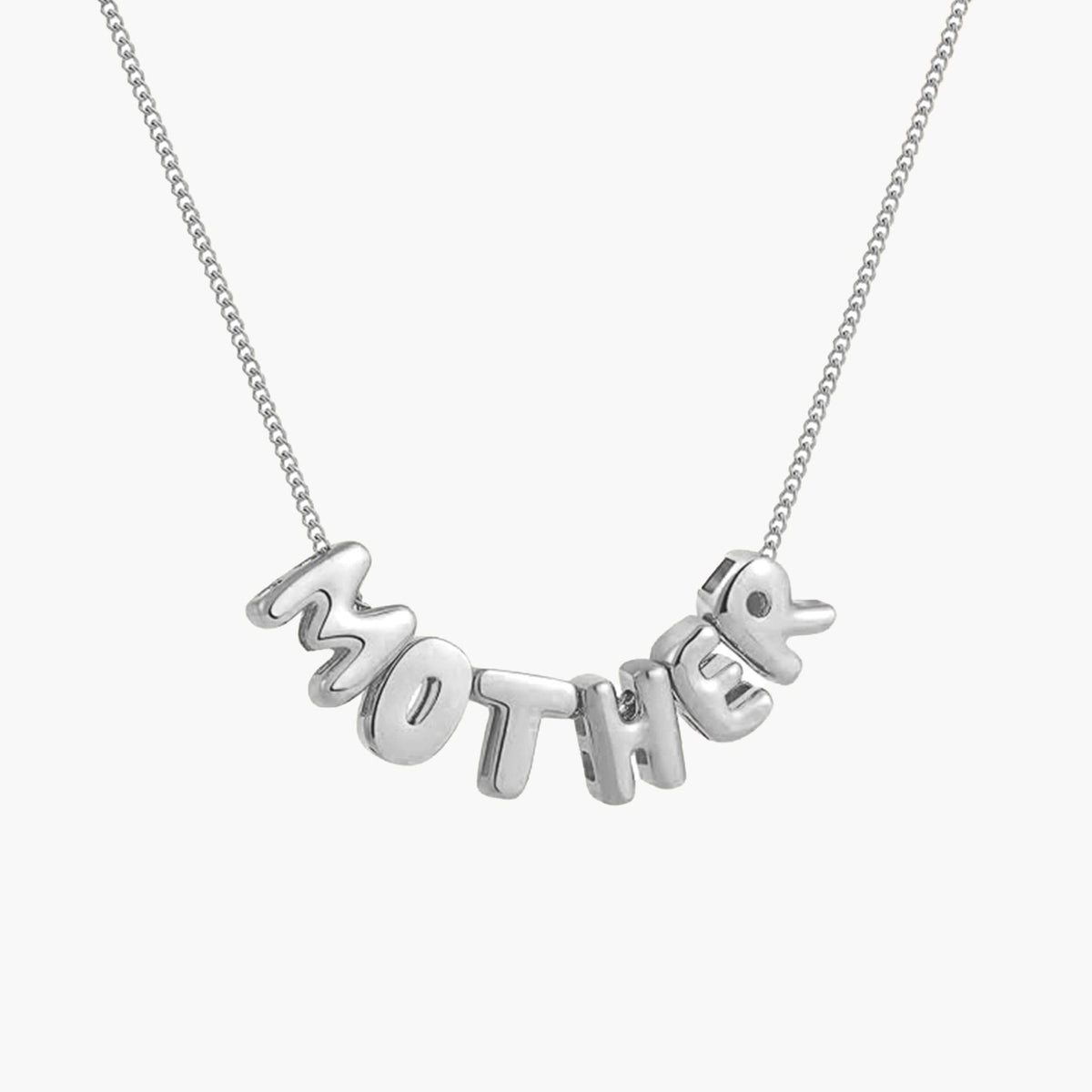 ZEYA - Shane Name Necklace - Custom 3D Bubble Letter Pendant for Women