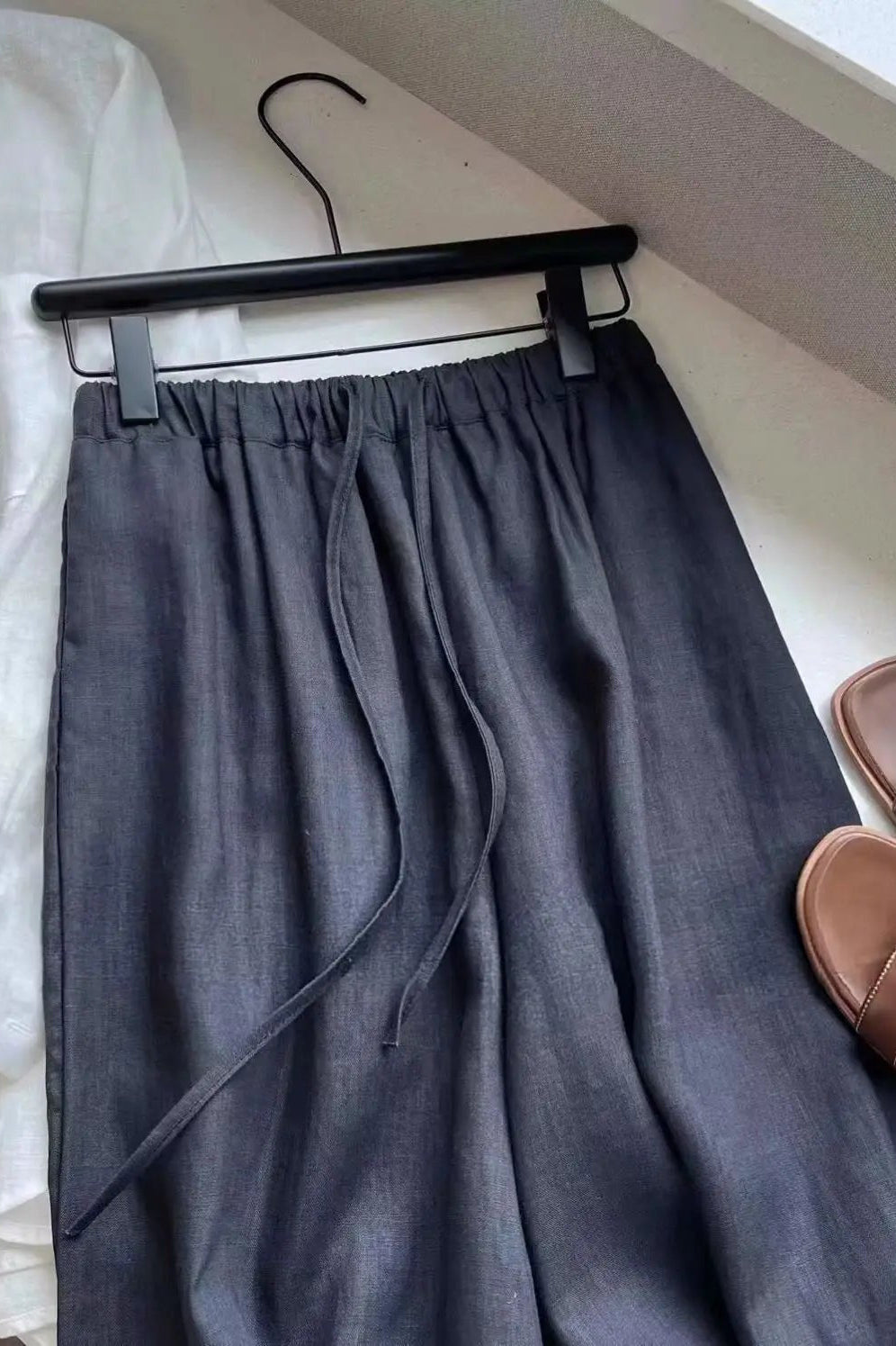 ZEYA - Shiela Wide Leg Linen Pants