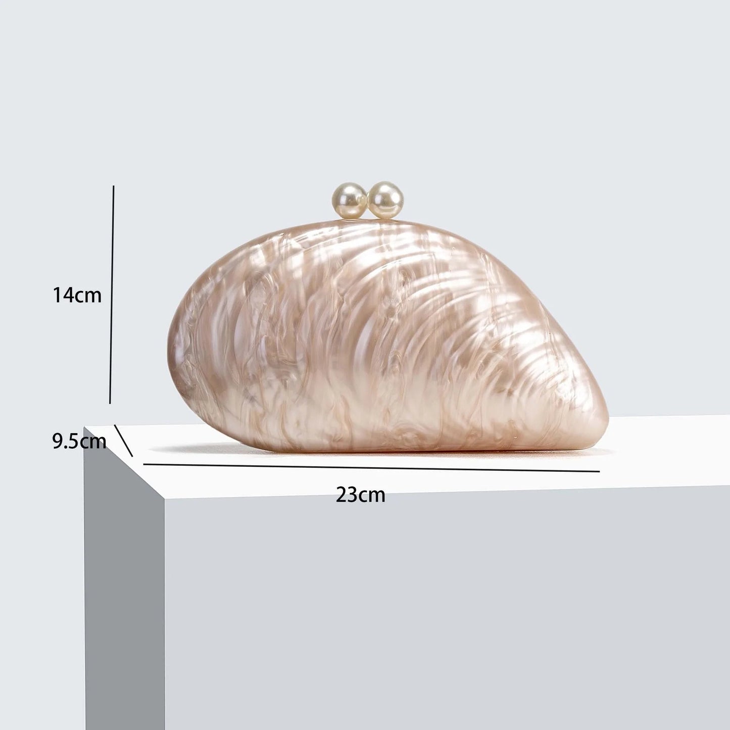 ZEYA - Sophia Shell Clutch