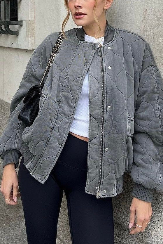 ZEYA - Stella Padded Bomber Jacket
