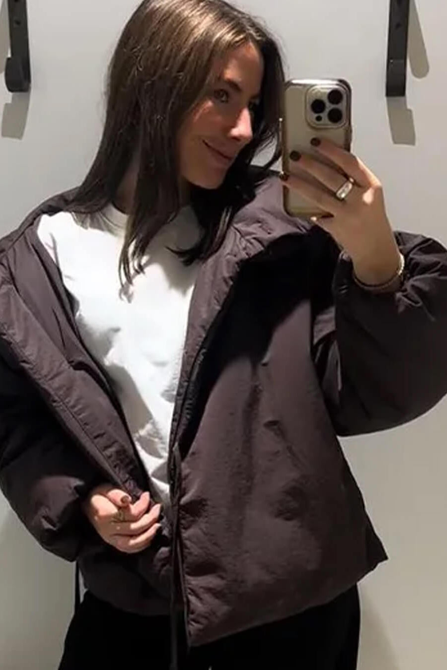ZEYA - Suzanne High Collar Tie - Up Puffer Jacket