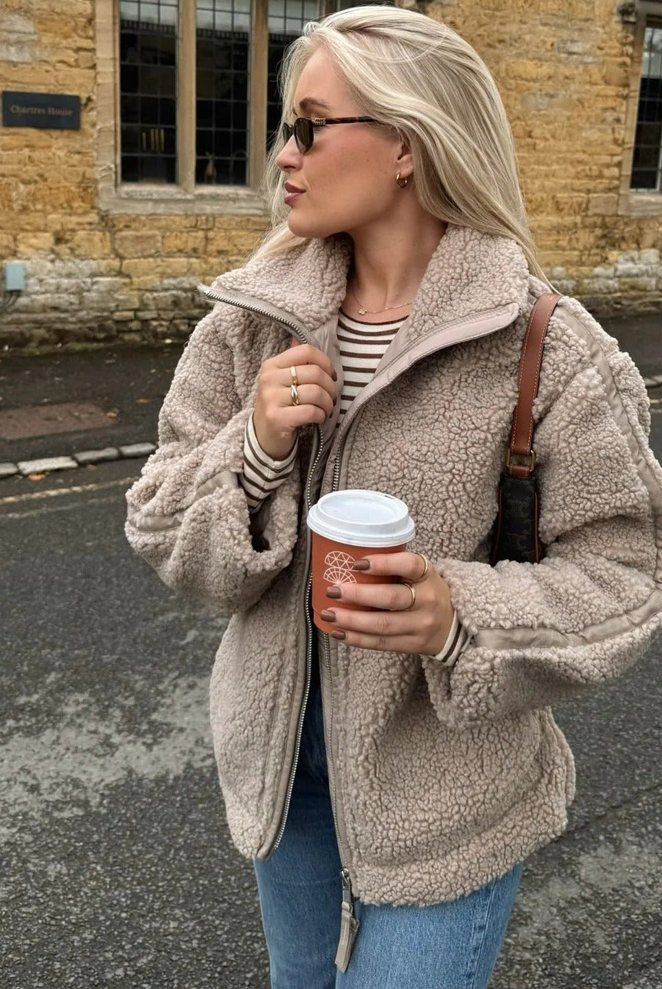 ZEYA - Suzette Zip Up Teddy Jacket