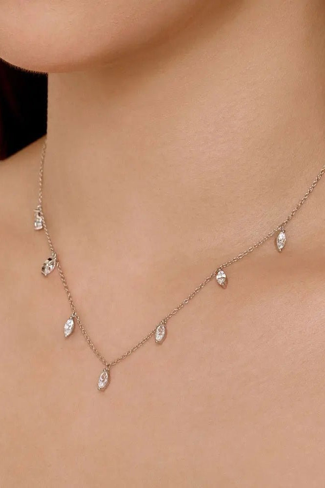 ZEYA - Vera Marquise Cut Necklace