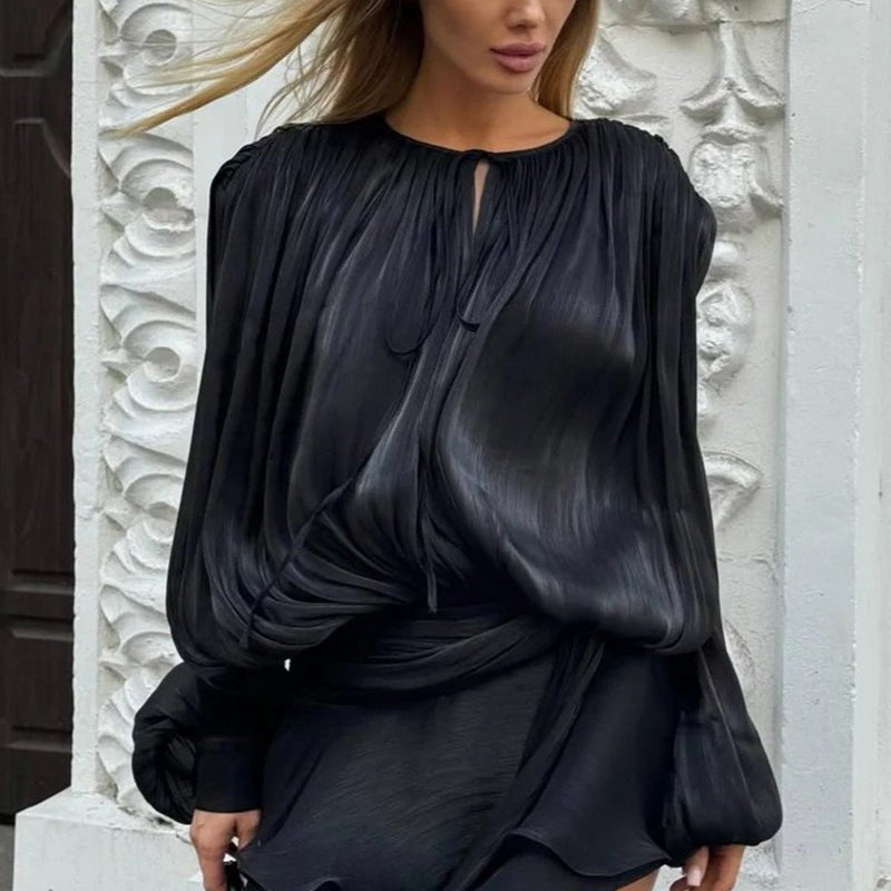 ZEYA - Yvanna Ruffled Chiffon Mini Dress