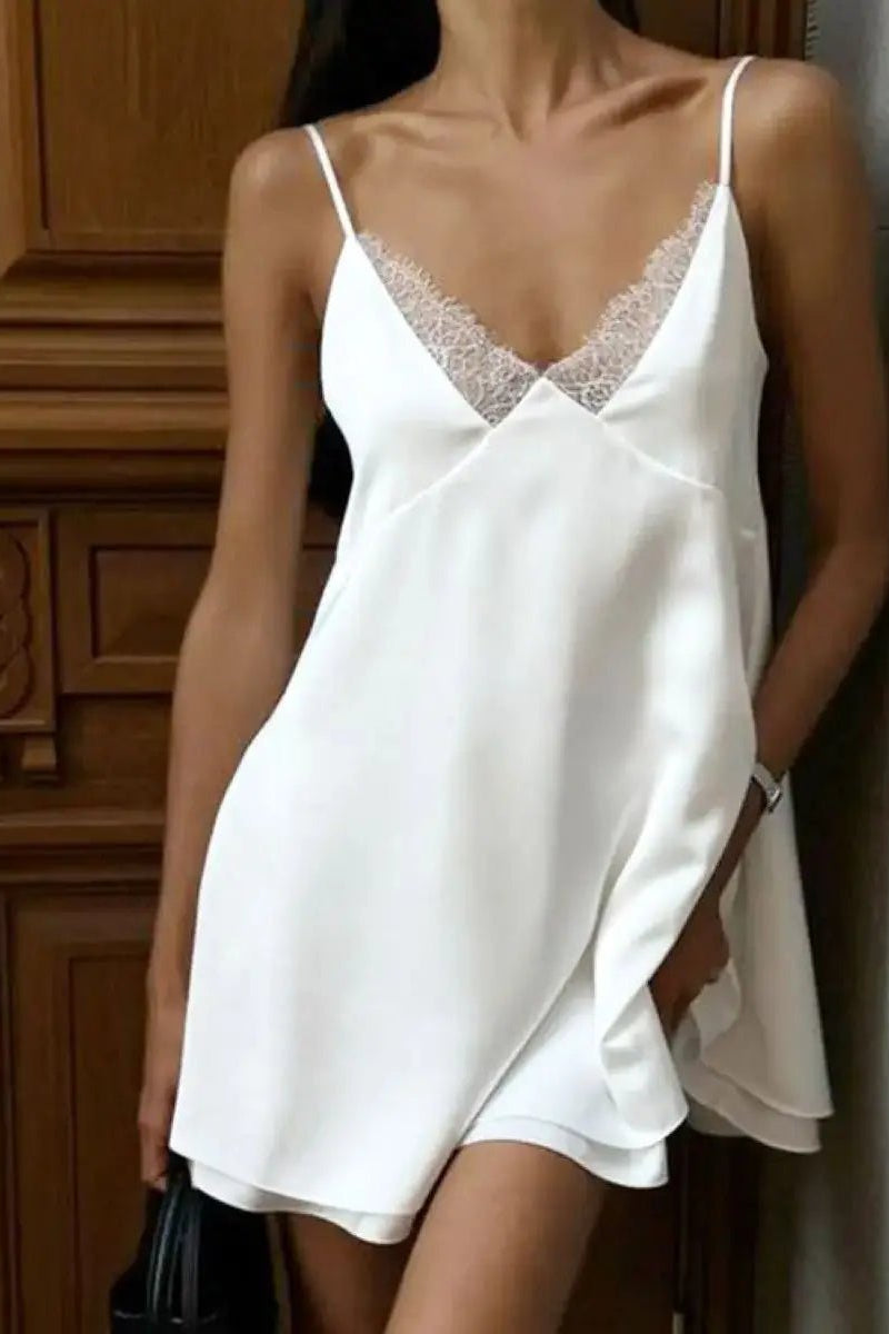 ZEYA - Zinnia Satin Mini Cami Dress