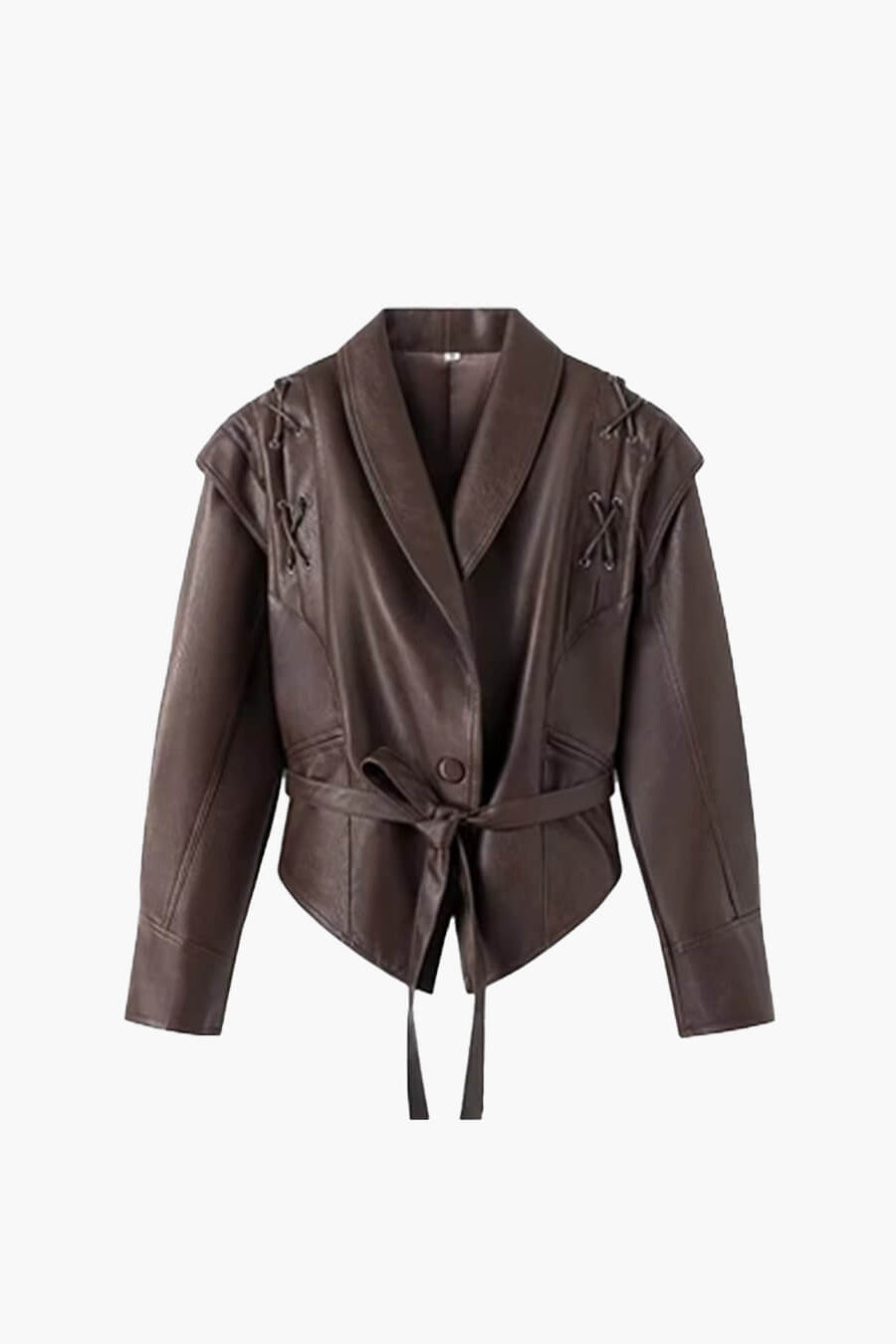 ZEYA - Zora Biker Faux Leather Jacket