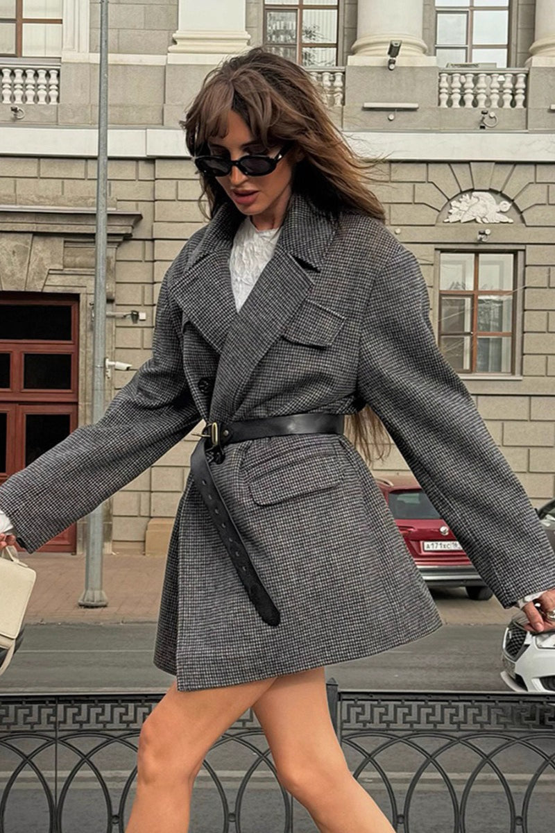 Amy Structured Tweed Coat