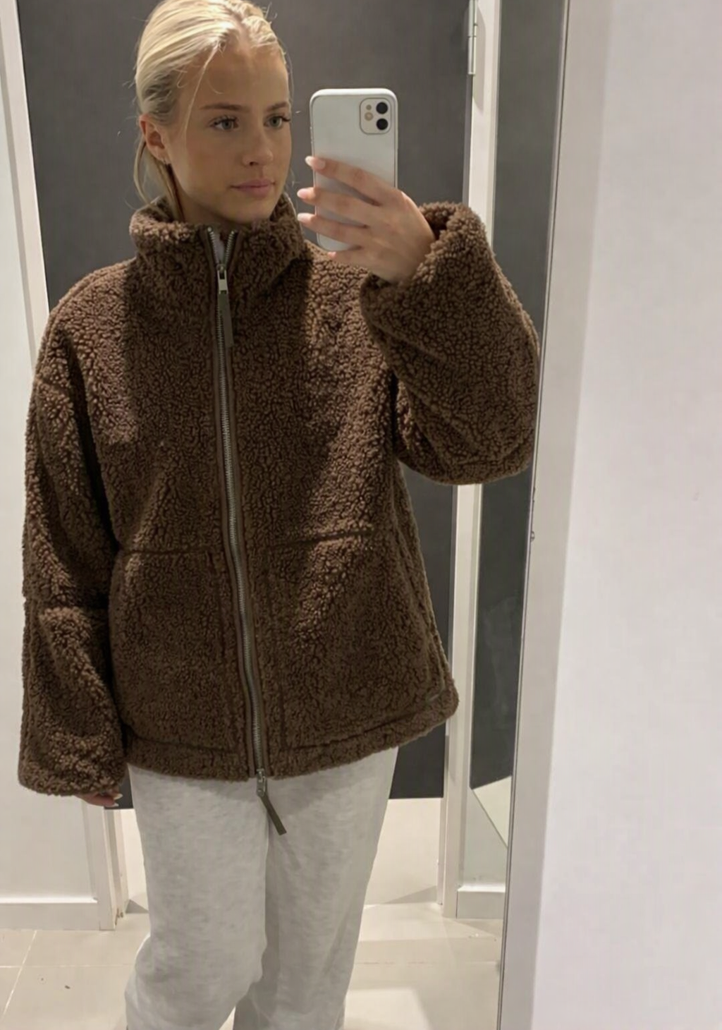 Ζακέτα Teddy με φερμουάρ Suzette