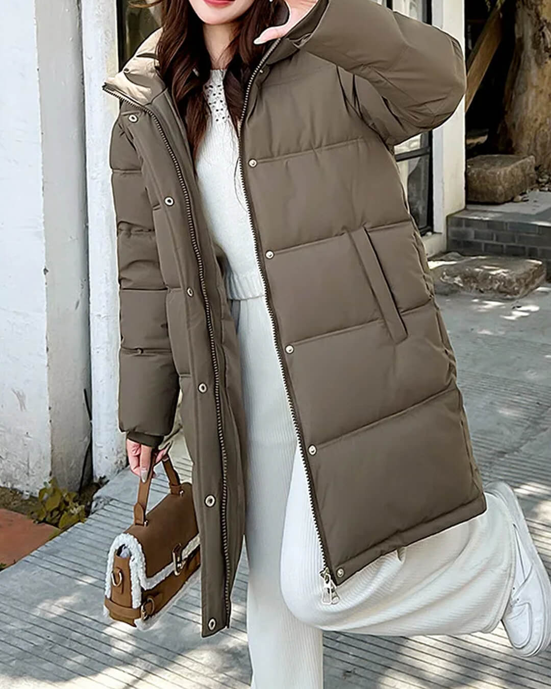 Carlyn Hooded Womens Parka Coat - Mid-Length Winter Jacket for Women, Stylish and Comfortable 6