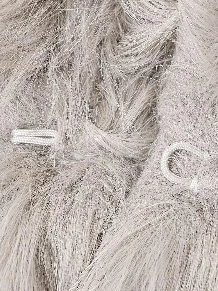 Rebecca Faux Fur Hooded Jacket