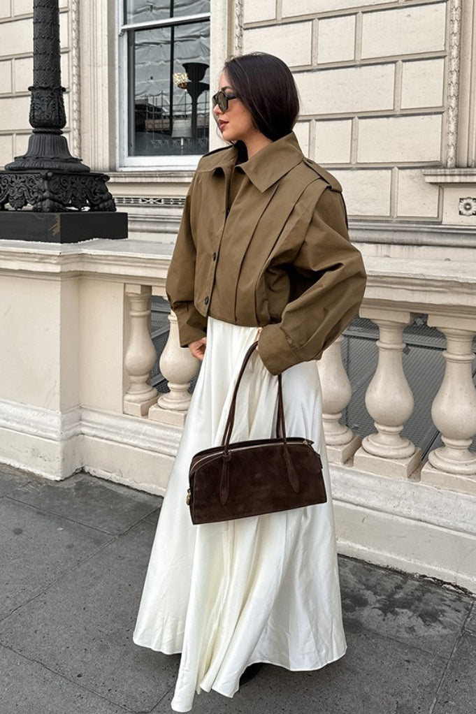 Anna chaqueta corta estilo utility