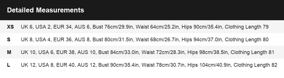Size Guide