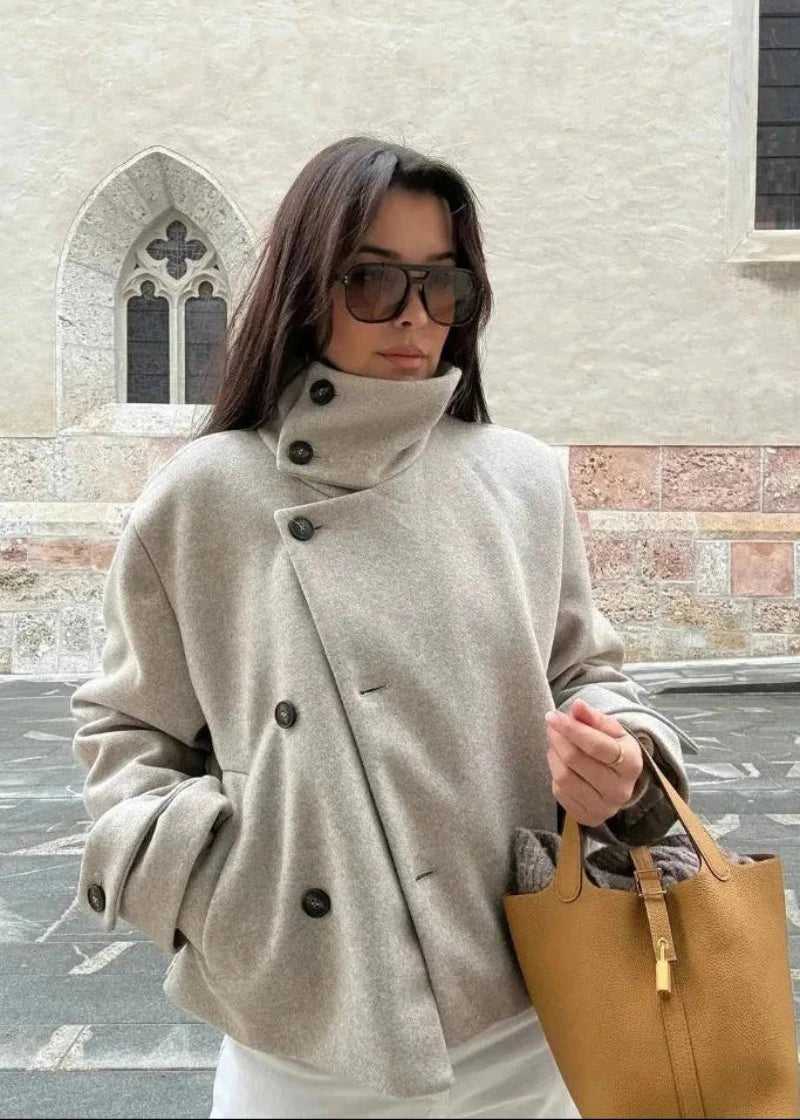 Alice Stehkragenjacke mit Taschen