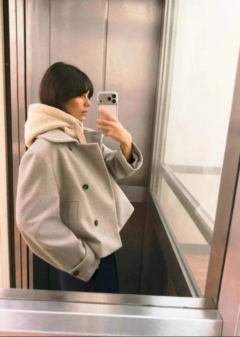 Alice Stehkragenjacke mit Taschen
