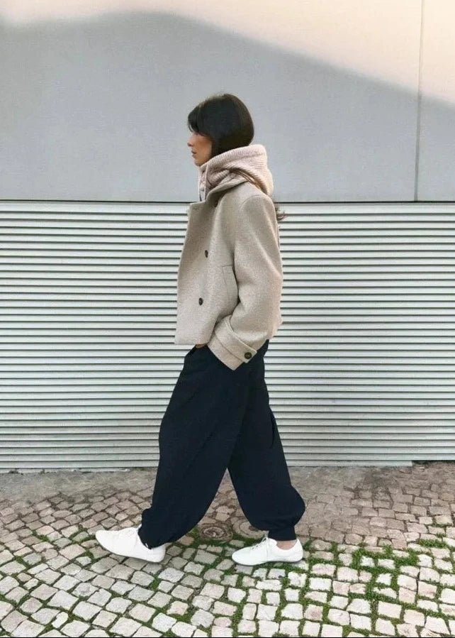 Alice Stehkragenjacke mit Taschen